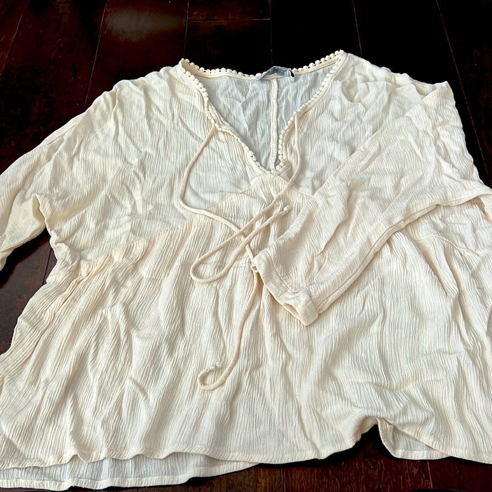 Cream top - good for vacation